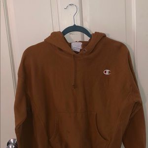 Brown Champion hoodie